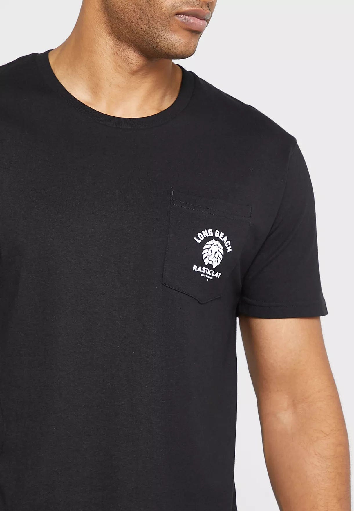 RASTACLAT T-SHIRT CORE POCKET SS TEE - BLACK