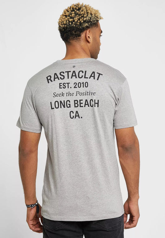 RASTACLAT T-SHIRT CORE POCKET SS TEE - GREY